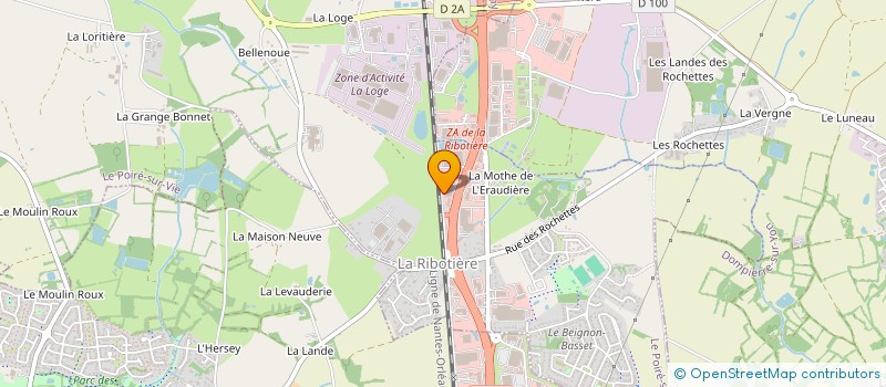 localisation de l'entreprise FINANCIERE SAINT NICOLAS  DOMPIERRE-SUR-YON