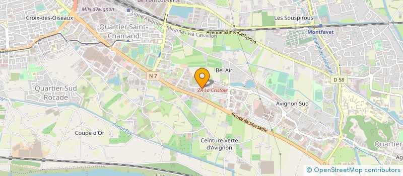 localisation de l'entreprise FINANCIERE SAINT ROCH à AVIGNON