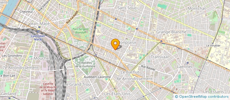 localisation de l'entreprise FINANCIERE SAINT ROMAIN  LYON