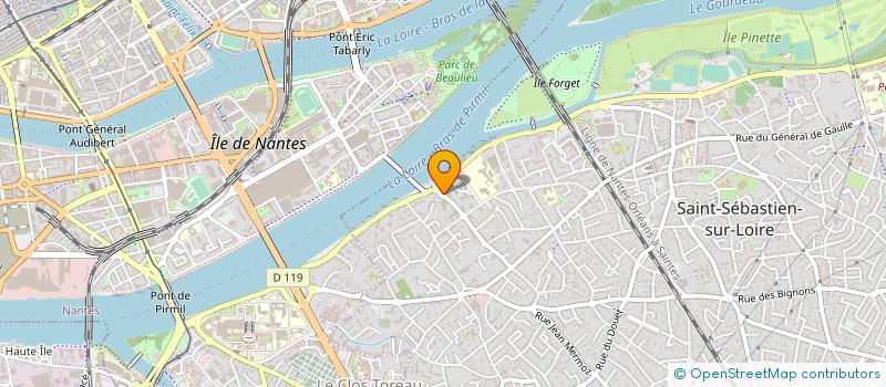 localisation de l'entreprise FINANCIERE SALLE  SAINT-SEBASTIEN-SUR-LOIRE