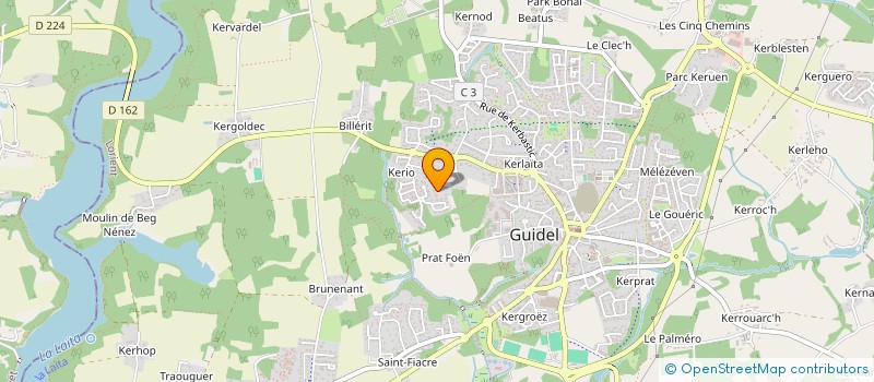 localisation de l'entreprise FINANCIERE SAM  GUIDEL