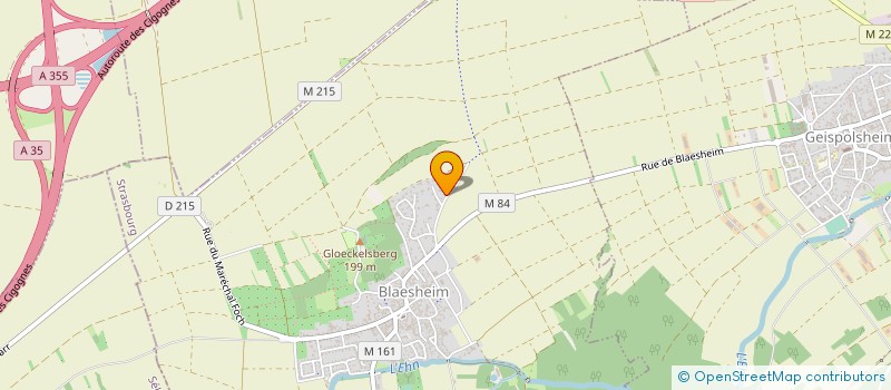 localisation de l'entreprise FINANCIERE SAMANTHA  BLAESHEIM