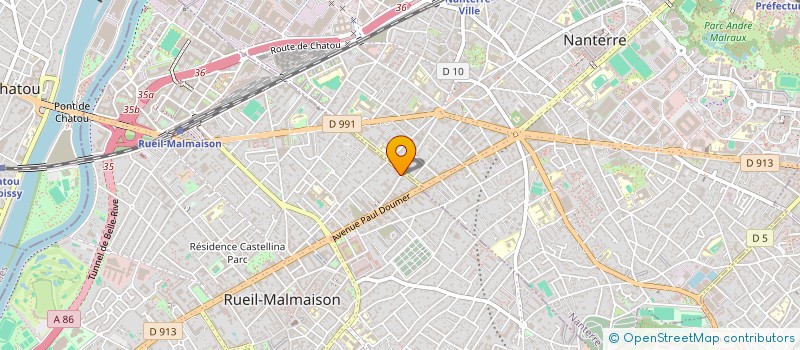 localisation de l'entreprise FINANCIERE SC à RUEIL-MALMAISON