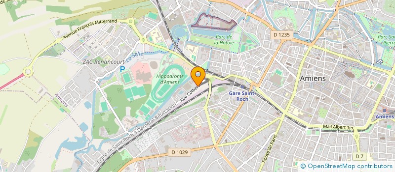 localisation de l'entreprise FINANCIERE SC HDF  AMIENS