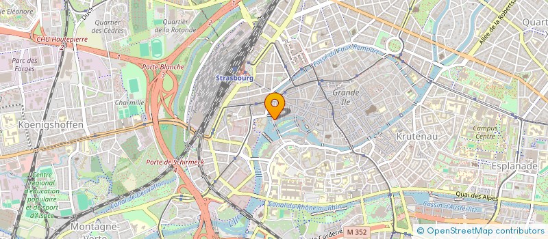 localisation de l'entreprise FINANCIERE SCHMITT à STRASBOURG