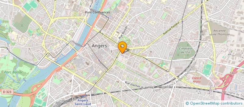 localisation de l'entreprise FINANCIERE SCM DELSAUX  ANGERS