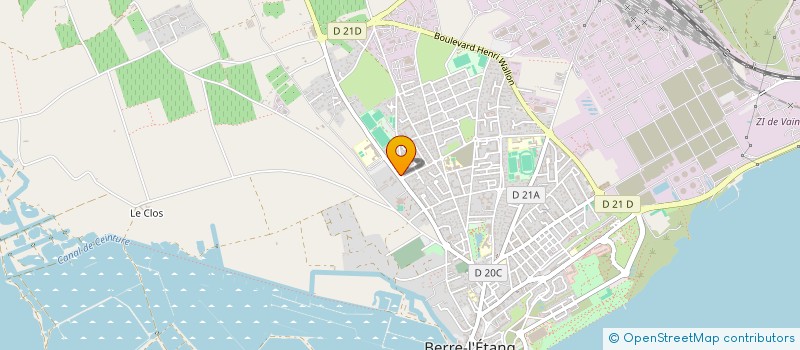 localisation de l'entreprise FINANCIERE SCMB à BERRE-L'ETANG