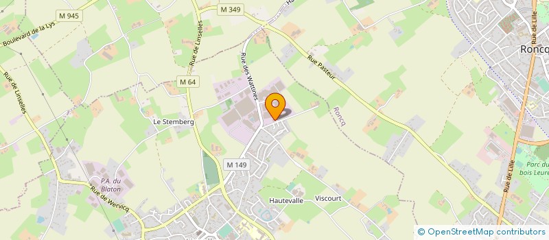 localisation de l'entreprise FINANCIERE SDC à LINSELLES