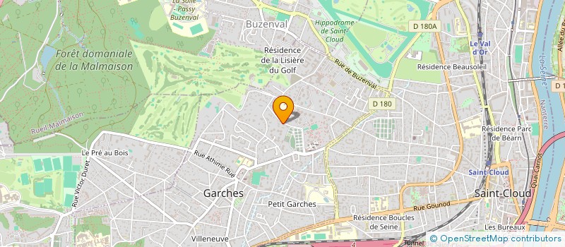 localisation de l'entreprise FINANCIERE SDV à GARCHES