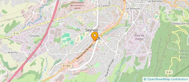localisation de l'entreprise FINANCIERE SEDEM à ANNECY