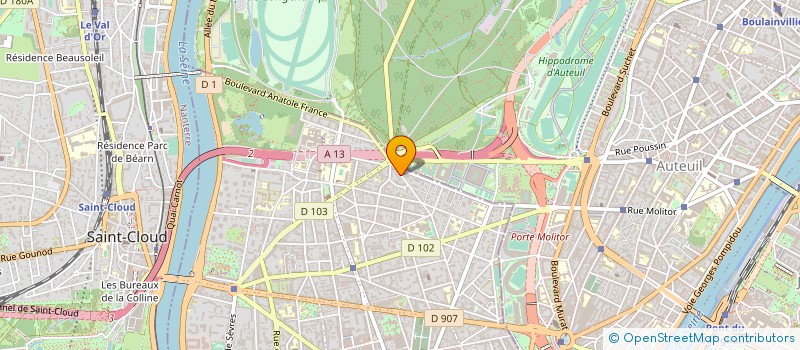 localisation de l'entreprise FINANCIERE SEGHERS PERNET à BOULOGNE-BILLANCOURT