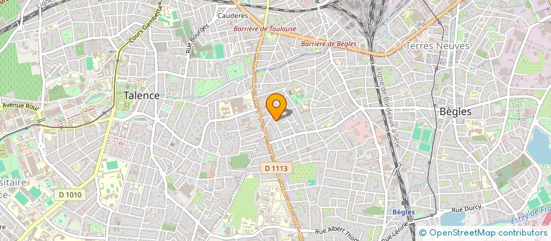 localisation de l'entreprise FINANCIERE SEOSSE à BEGLES