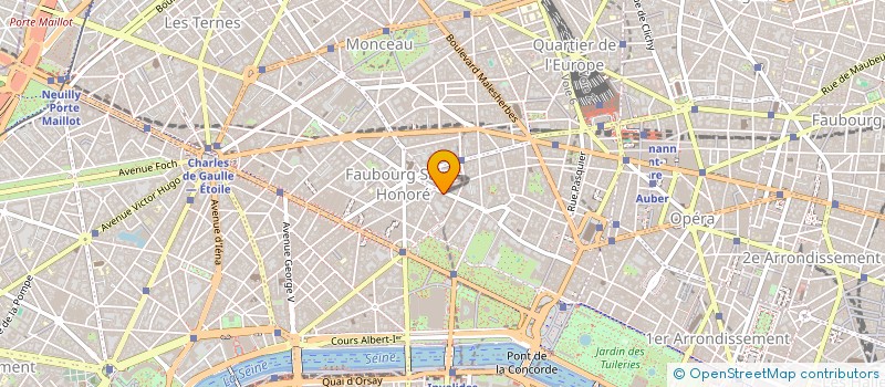 localisation de l'entreprise FINANCIERE SEVERT  PARIS