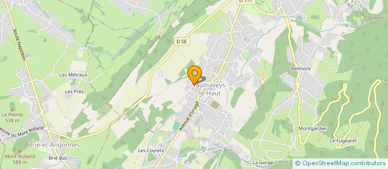 localisation de l'entreprise FINANCIERE SGAMBATO  CHAMROUSSE