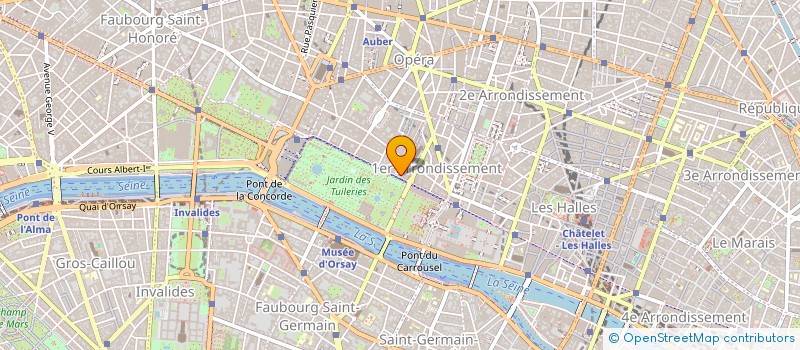localisation de l'entreprise FINANCIERE SIR à PARIS