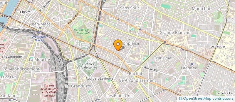 localisation de l'entreprise FINANCIERE SISTERS  LYON