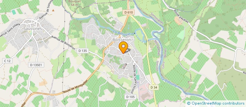 localisation de l'entreprise FINANCIERE SLH  BOISSERON