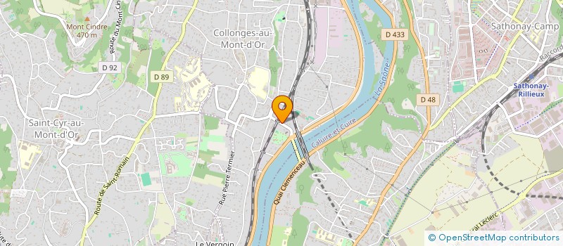 localisation de l'entreprise FINANCIERE SLM  COLLONGES-AU-MONT-D'OR