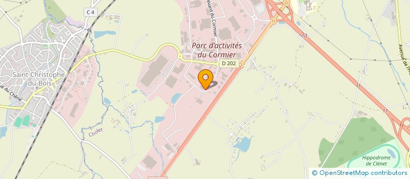 localisation de l'entreprise FINANCIERE SM à CHOLET