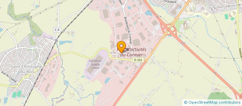 localisation de l'entreprise FINANCIERE SMC à CHOLET