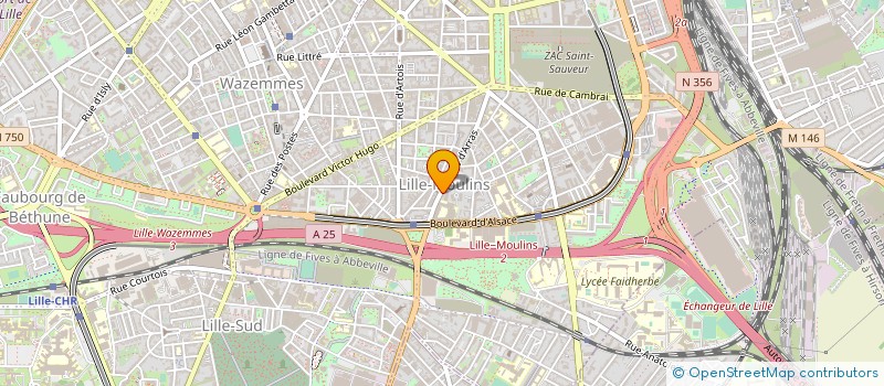 localisation de l'entreprise FINANCIERE SOLFERINO à LILLE