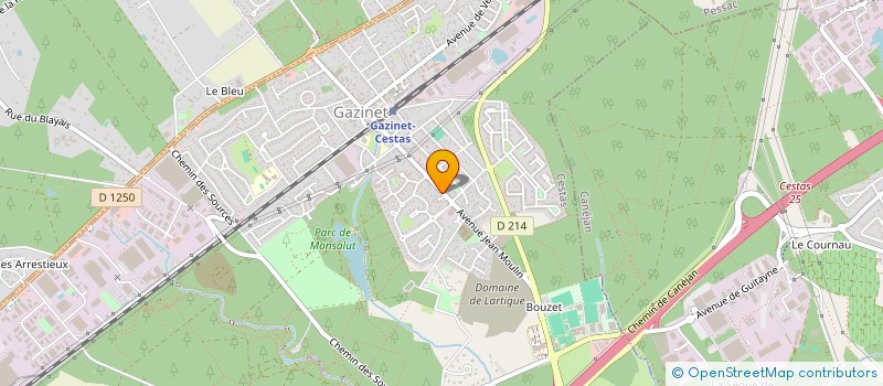 localisation de l'entreprise FINANCIERE SOLUTIONS à CESTAS
