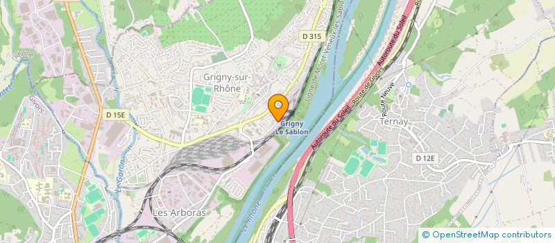localisation de l'entreprise FINANCIERE SOLYCI à GRIGNY