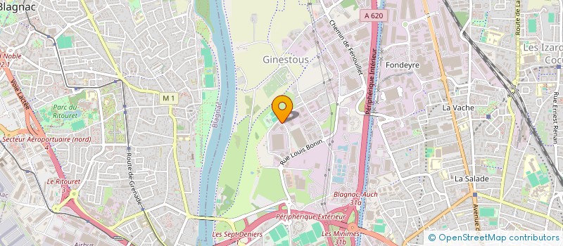 localisation de l'entreprise FINANCIERE SORAF  TOULOUSE