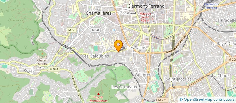 localisation de l'entreprise FINANCIERE SOULIERE TERRADE  CHAMALIERES