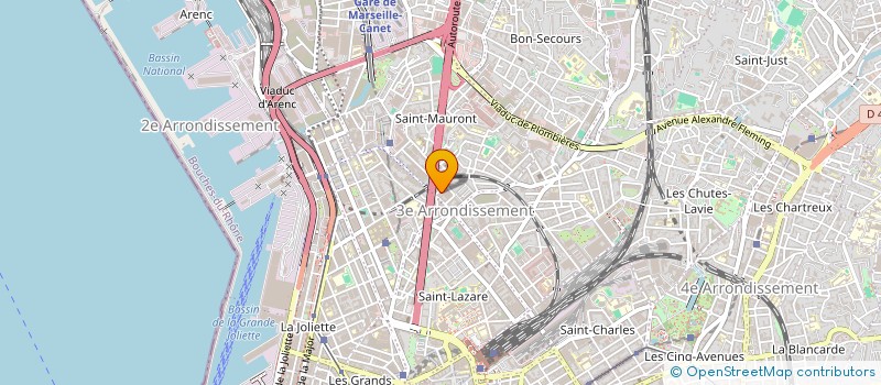 localisation de l'entreprise FINANCIERE SPAG à MARSEILLE