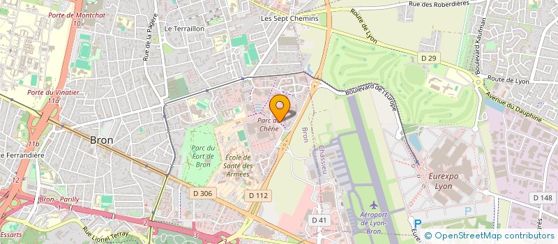 localisation de l'entreprise FINANCIERE SPART à BRON