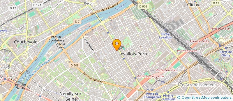 localisation de l'entreprise FINANCIERE ST GEORGES à LEVALLOIS-PERRET