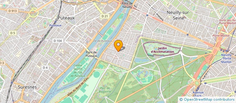 localisation de l'entreprise FINANCIERE STANISLAS  NEUILLY-SUR-SEINE