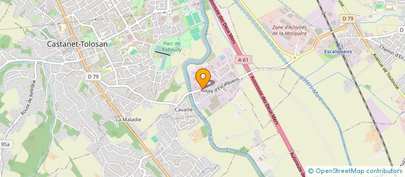 localisation de l'entreprise FINANCIERE STARBAT à CASTANET-TOLOSAN