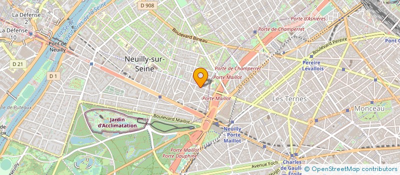 localisation de l'entreprise FINANCIERE STECO à NEUILLY-SUR-SEINE
