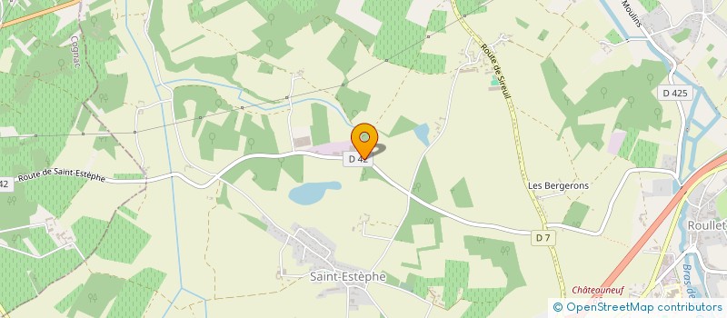 localisation de l'entreprise FINANCIERE STIC à ROULLET-SAINT-ESTEPHE