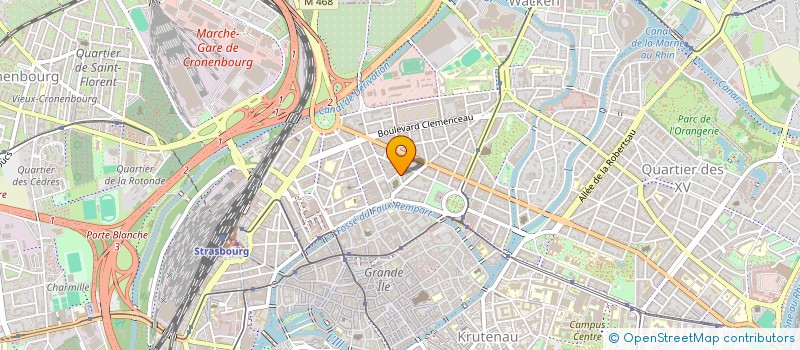 localisation de l'entreprise FINANCIERE STRASBOURGEOISE  STRASBOURG