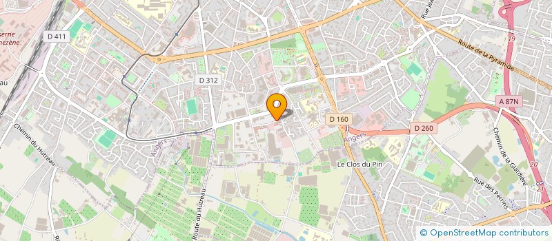 localisation de l'entreprise FINANCIERE STREGO  ANGERS