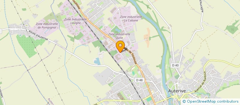 localisation de l'entreprise FINANCIERE SUPERVOX  AUTERIVE