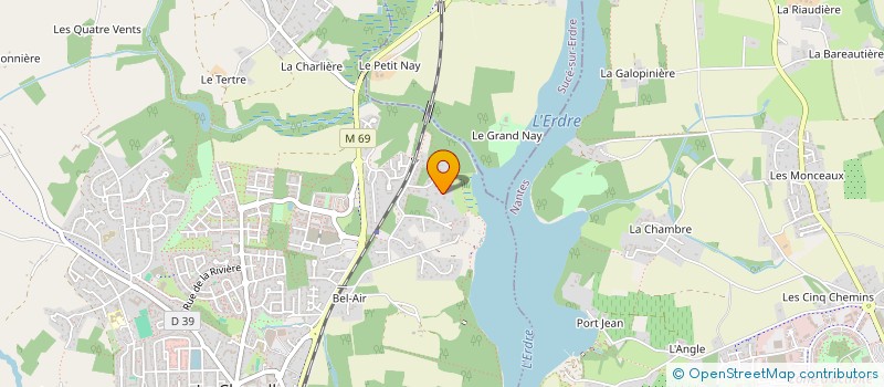 localisation de l'entreprise FINANCIERE T.K à LA CHAPELLE-SUR-ERDRE