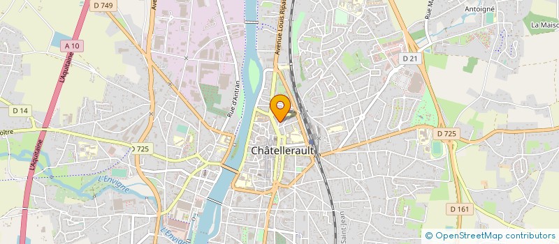 localisation de l'entreprise FINANCIERE TABARY  CHATELLERAULT