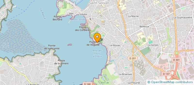 localisation de l'entreprise FINANCIERE TABGA à SAINT-MALO