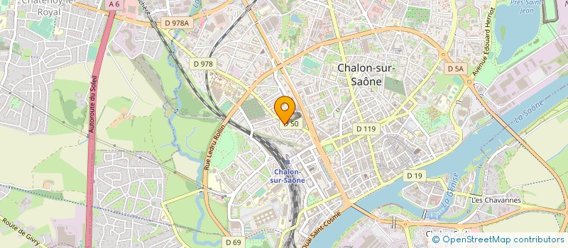 localisation de l'entreprise FINANCIERE TALLON à CHALON-SUR-SAONE