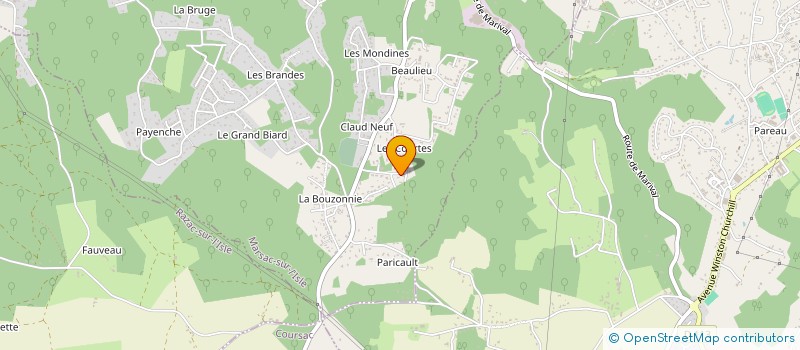localisation de l'entreprise FINANCIERE TANSCARD à MARSAC-SUR-L'ISLE