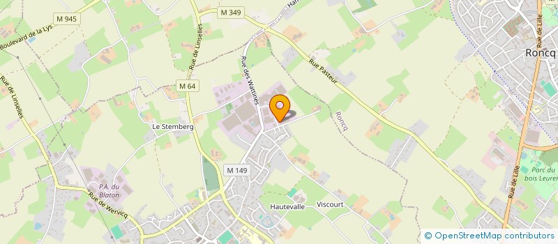 localisation de l'entreprise FINANCIERE TBR à LINSELLES