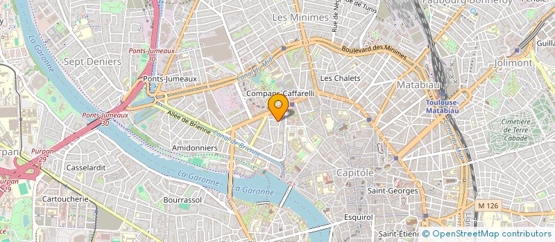 localisation de l'entreprise FINANCIERE TCC  TOULOUSE