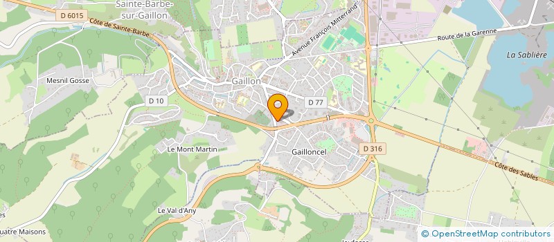 localisation de l'entreprise FINANCIERE TEMI  GAILLON