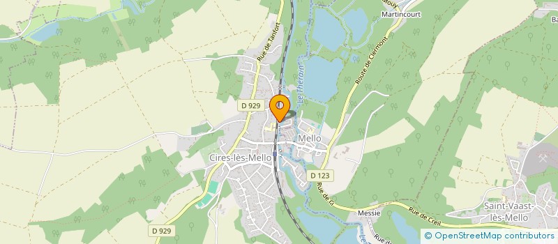 localisation de l'entreprise FINANCIERE TEMPETE  CIRES-LES-MELLO