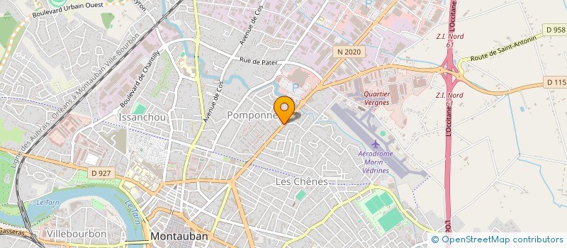 localisation de l'entreprise FINANCIERE TERRANCLE  MONTAUBAN