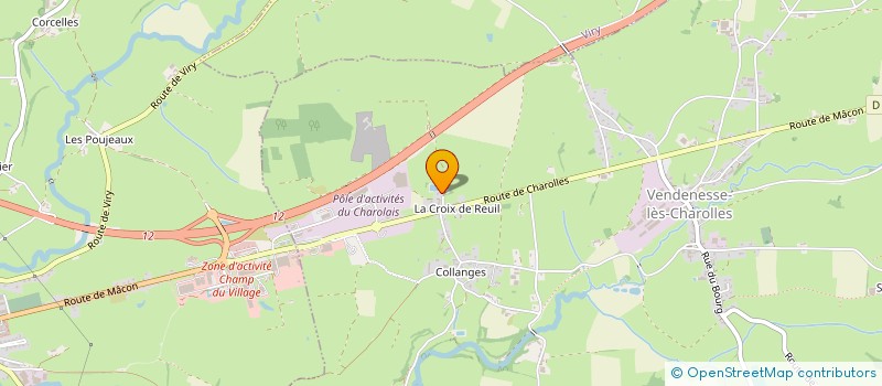 localisation de l'entreprise FINANCIERE TERRIER  VENDENESSE-LES-CHAROLLES